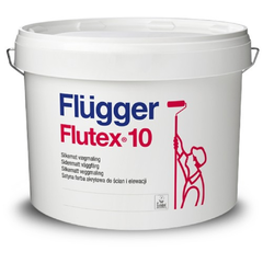 99457 Краска Flugger Flutex 10 для потолка, для стен 2.8 л