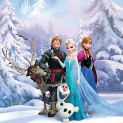 4-498-Frozen-Winter-Land Фотообои Komar Disney x