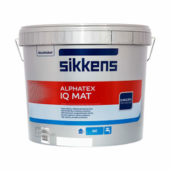 5382458 Краска Sikkens Alphatex IQ Mat для стен и потолков 9.3 л