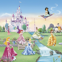 8-414-Princess-Castle Фотообои Komar Disney x