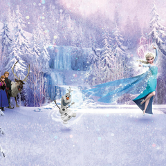 8-499-Frozen-Forest Фотообои Komar Disney 2.54х3.68 м
