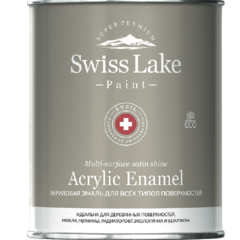 Эмаль Swiss Lake Acrylic Enamel для всех типов поверхностей 0.9 л
