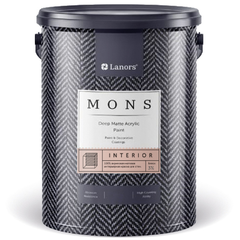 Краска Lanors Mons Mons Interior для стен и потолков 1 л