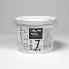 Краска Derufa Интерьер-7 для стен и потолков, для влажных помещений 0.9 л